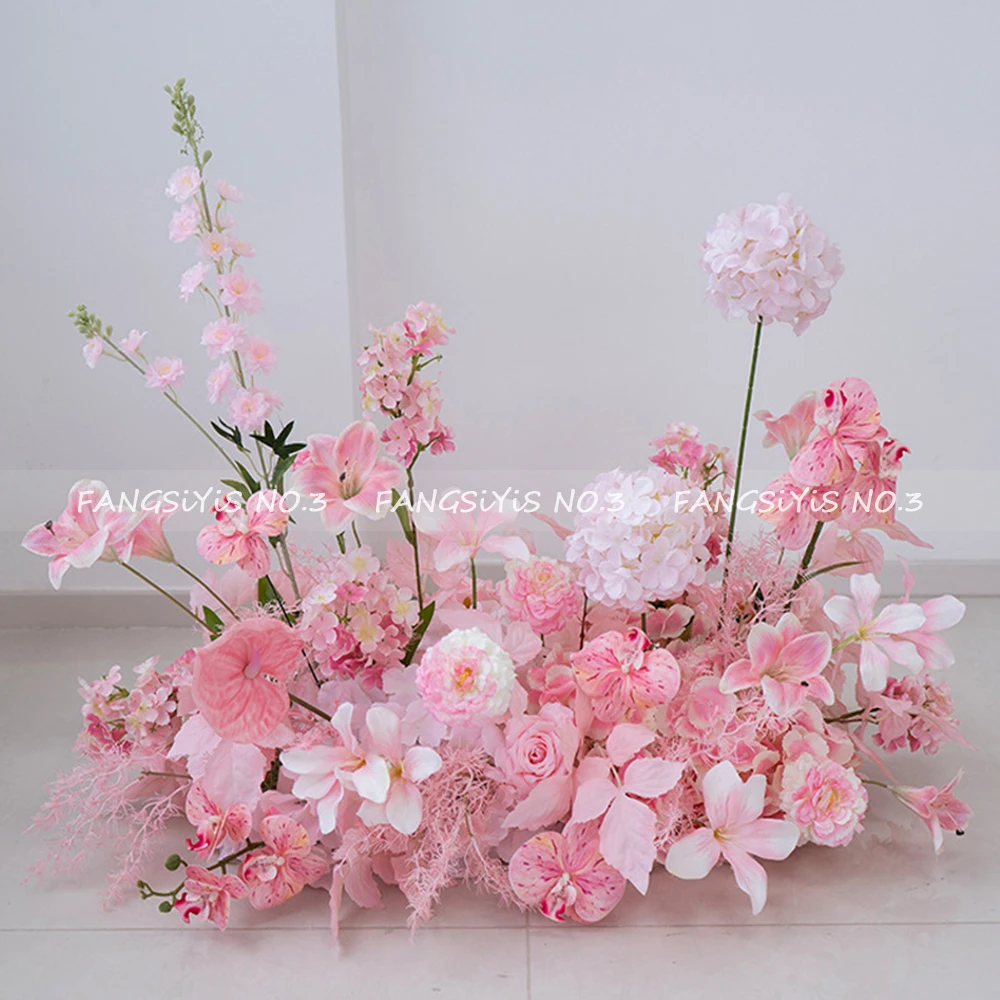 زهور صناعية وردية لتزيين حفلات - مراجعة Wedding Arch Flower وسعره
