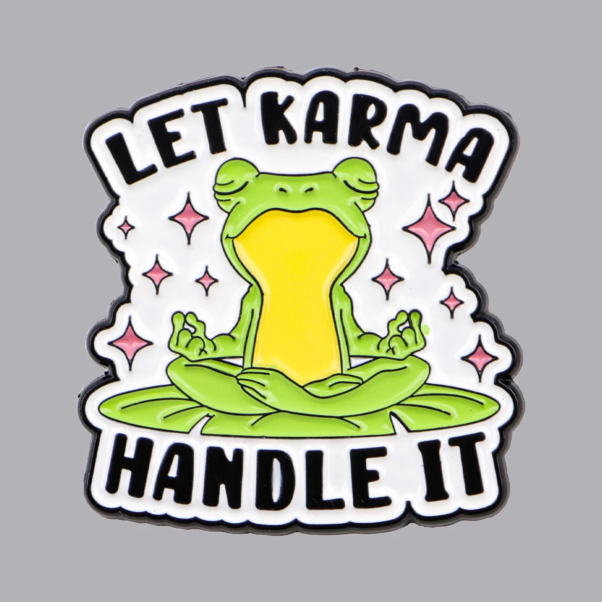 Funny Frog Enamel Pin Mental Health Brooch Pines Lapel Pins Badge on Backpack Clothing Accessories Animal Jewelry Friends Gifts