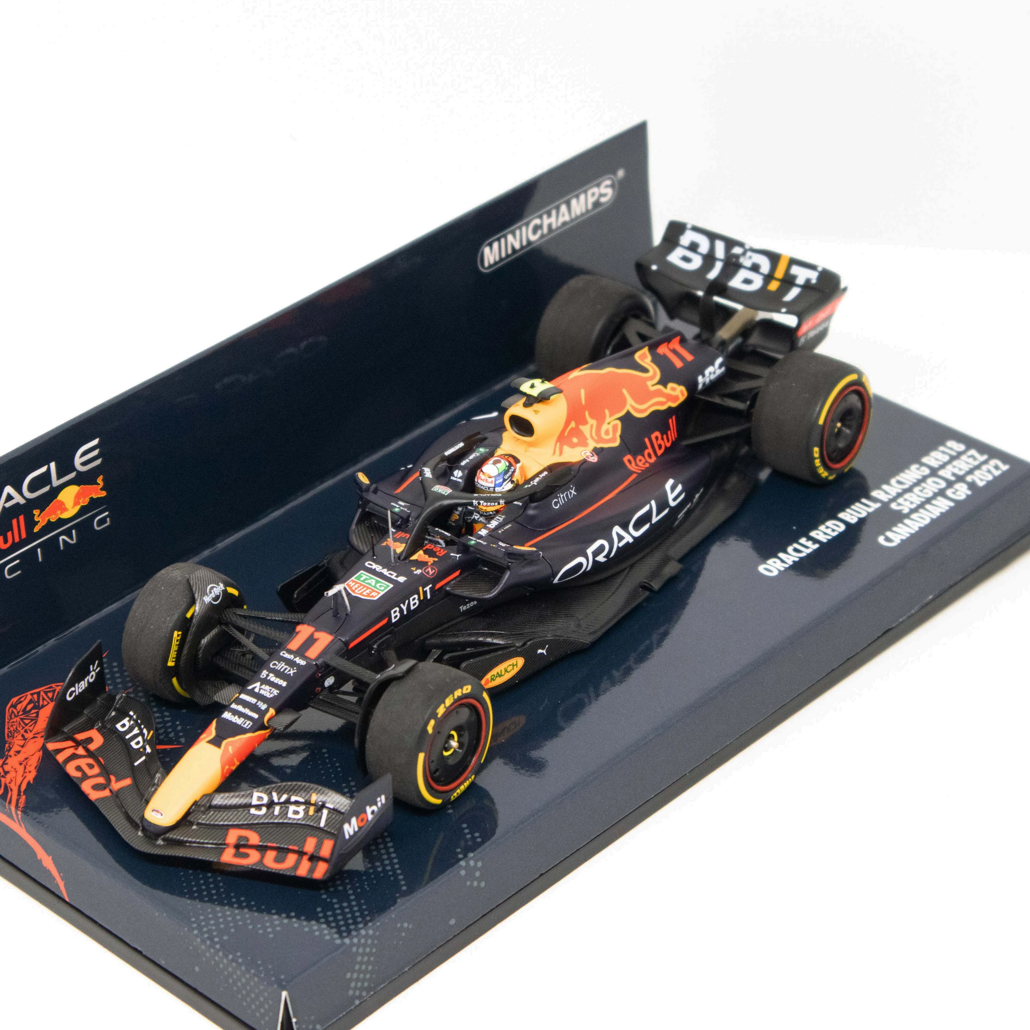 MINICHAMPS 1:43 2022 F1 RB RACING RB18 CANADIAN Resin Model Car