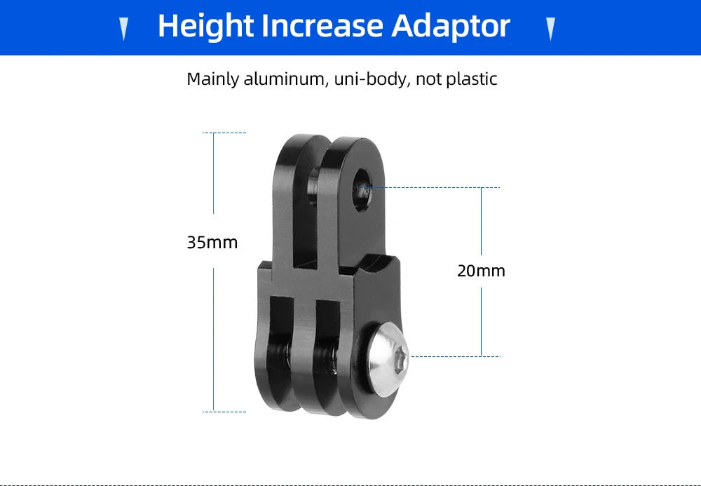 Deemount Fahrrad Sattel Schiene Mount Adapter Rücklicht Halterung MTB Fahrrad Sattelstütze Basis Halter Passt Rücklicht Gopro Sport Kamera – Detail 13