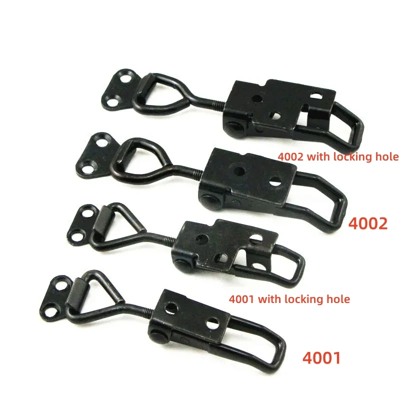 

Toggle Latch Catch Toggle Clamp Adjustable Cabinet Box Lever Handle Lock Hasp Hasp for Woodworking Hand Tool Furniture Hardware