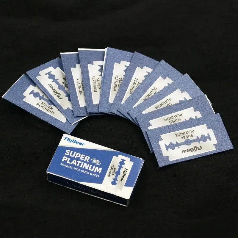 20-120pcs Razor Blade Stainless Steel Scraper Cleaning Without Rusting Compact And Portable Head Shavers For Bald Men