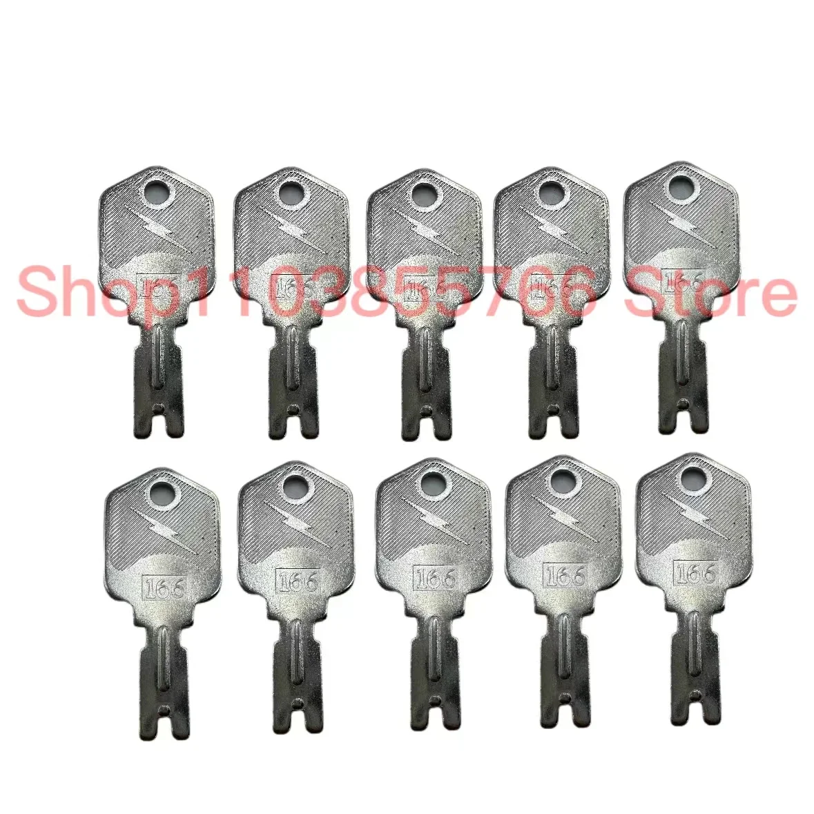 166 igniton key for Crown Clark Gradall Gehl Hyster Komatsu Yale  5PCS