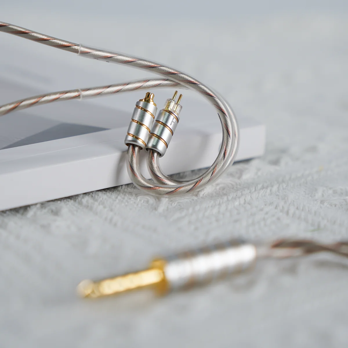 NICEHCK MixDNA 6N نحاس مطلي بالفضة + 6N OFC مادة مختلطة صوت سماعة ترقية كابل 0.78 مللي متر 2Pin/QDC/MMCX موصل #3