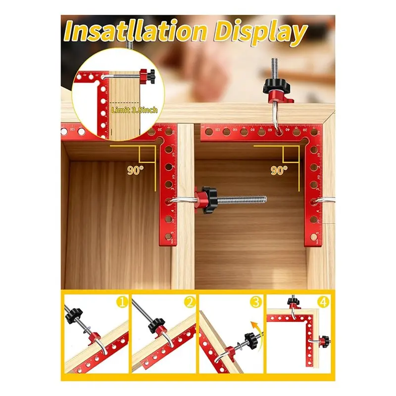AB11-Aluminum Corner Clamps 5.5