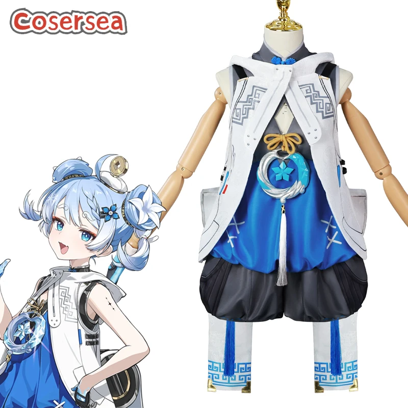 Cosersea Youhu Cosplay Costume Game Wuthering Waves Youhu Glacio Mutant Resonator Youhu Suit Halloween Women Cos Outfit Fullset