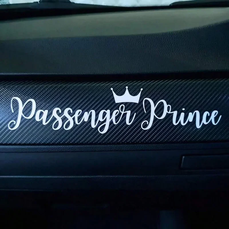Passenger Princess Cute Funny Car Sticker Text Vinyl Decal Decor for Car Exterior Home Laptop Auto Accessories