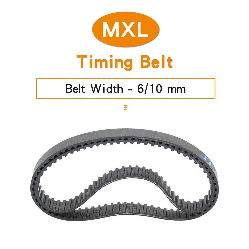

Timing Belt 21.6MXL/24MXL/24.8MXL/25.6MXL/28MXL/28.8MXL/30.4MXL/32MXL/33.6MXL/34MXL/36MXL Closed Loop Belt For 3D Printers