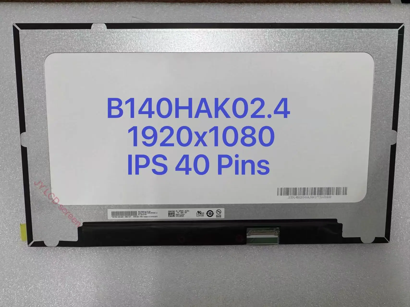 14.0" B140HAK02.4 IPS 1920x1080 FHD 40 Pins IPS Laptop Dispaly LCD Screen Matrix Panel