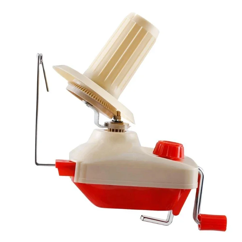 

Needlecraft Hand Operated Yarn Ball Winder with Metal Handle and Tabletop Clamp Easy to Set Up and Use Sturdy