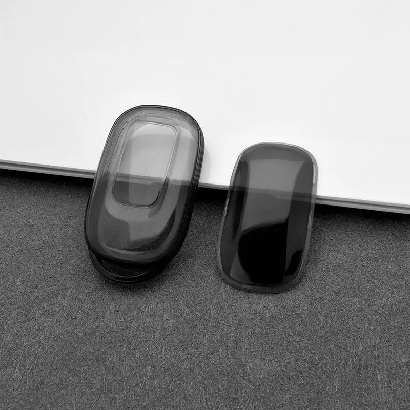 New Sale Transparent Black White Key Case For Civic Accord Vezel Accessories Car Cover Key Bag Holder Shell Keychain Protection