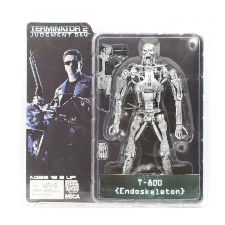 En caja Terminator Genisys T-800 Guardian Endoskeleton figura de acción modelo juguete para regalo para colección