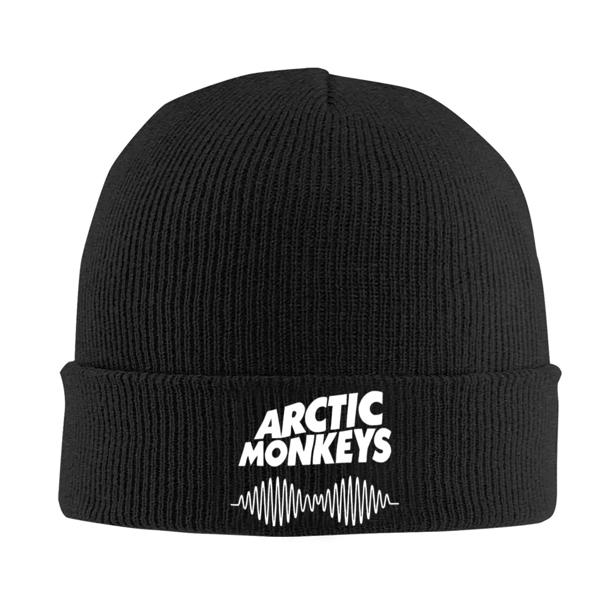 Arctic Monkeys Logo Band Knitted Hat Women's Men's Beanies Autumn Winter Hats Acrylic  Warm Caps