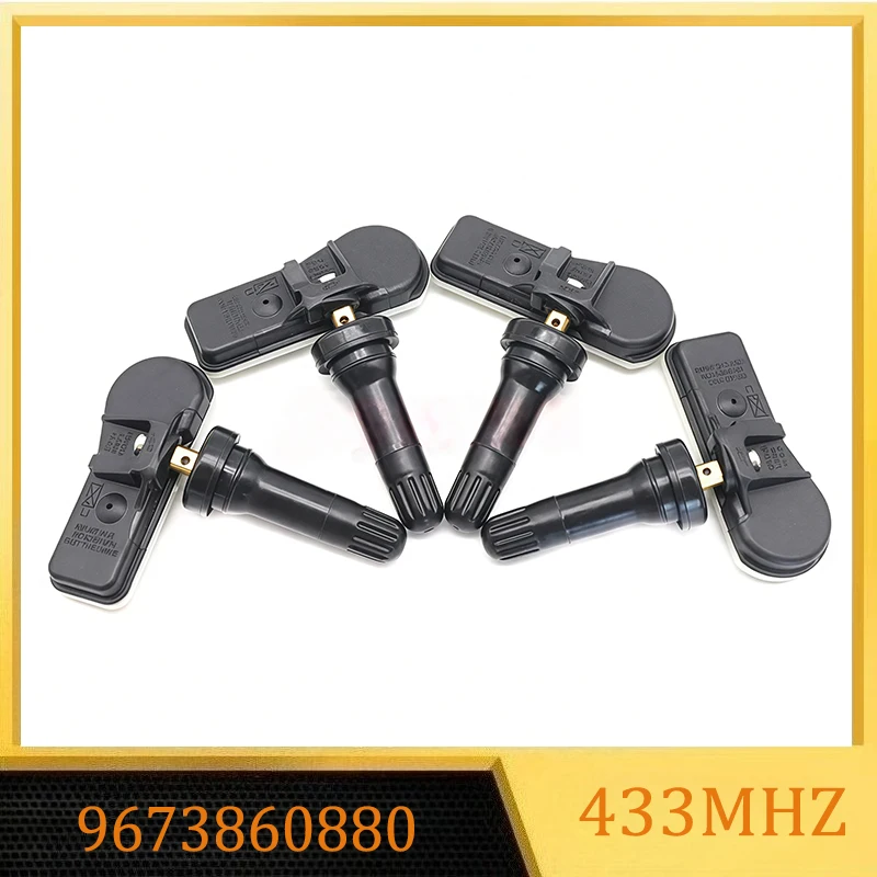

9673860880 9683420380 New Tire Pressure Sensor for 2008-2017 Citroen C4 Picasso DS4 DS5 Jumper II 2.0 2.2 433MHZ TPMS 4260748020