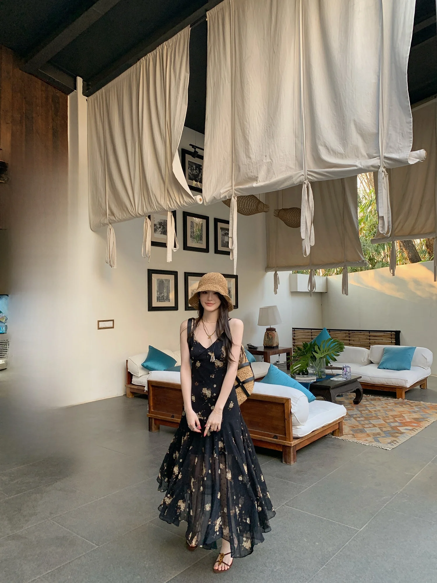 Bla Floral Print Ma…