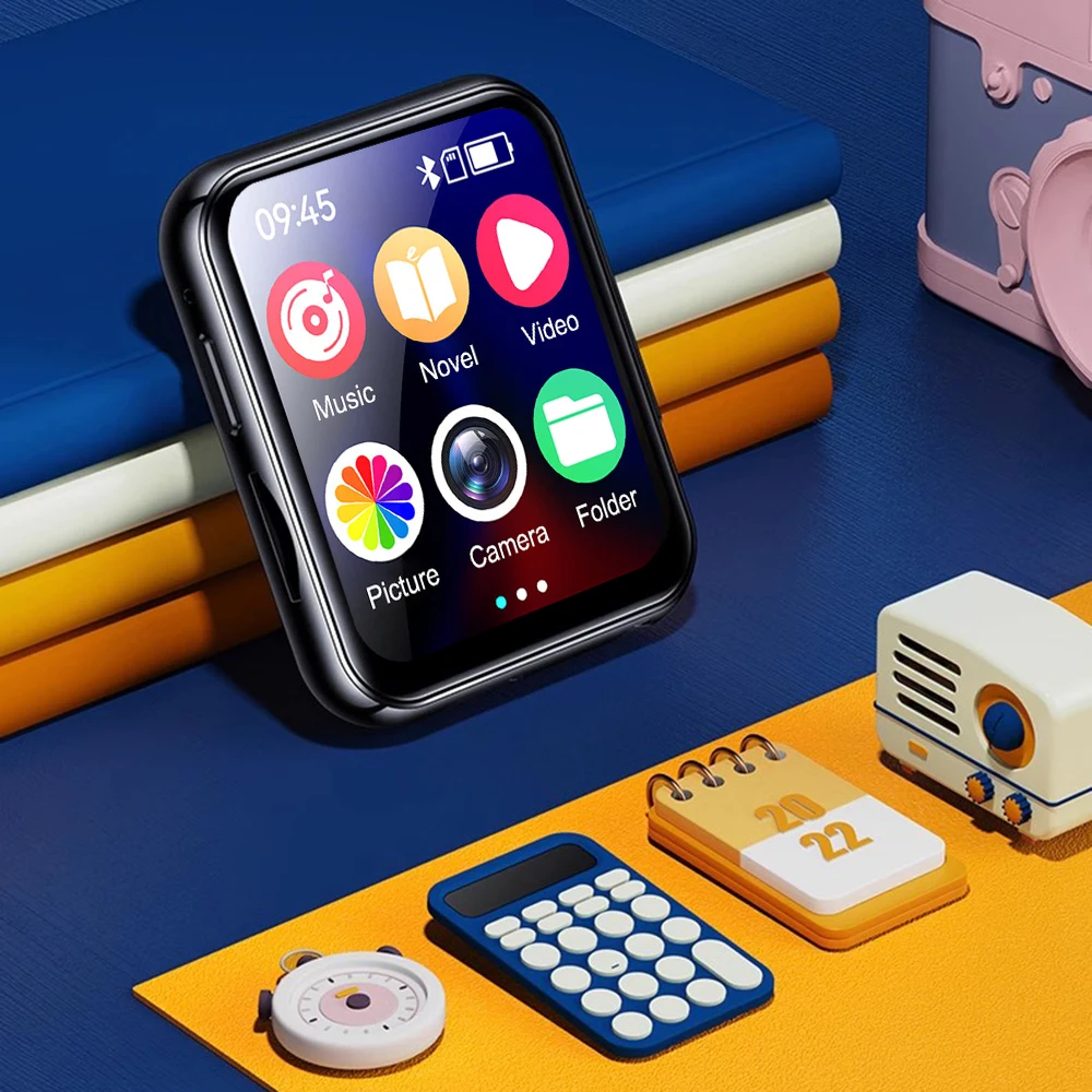 مشغل موسيقى RUIZU M4 MP3 مع بلوتوث عالي الدقة وشاشة لمس كاملة ومكبر صوت مدمج ومشغل فيديو FM/الكتاب الإلكتروني #6