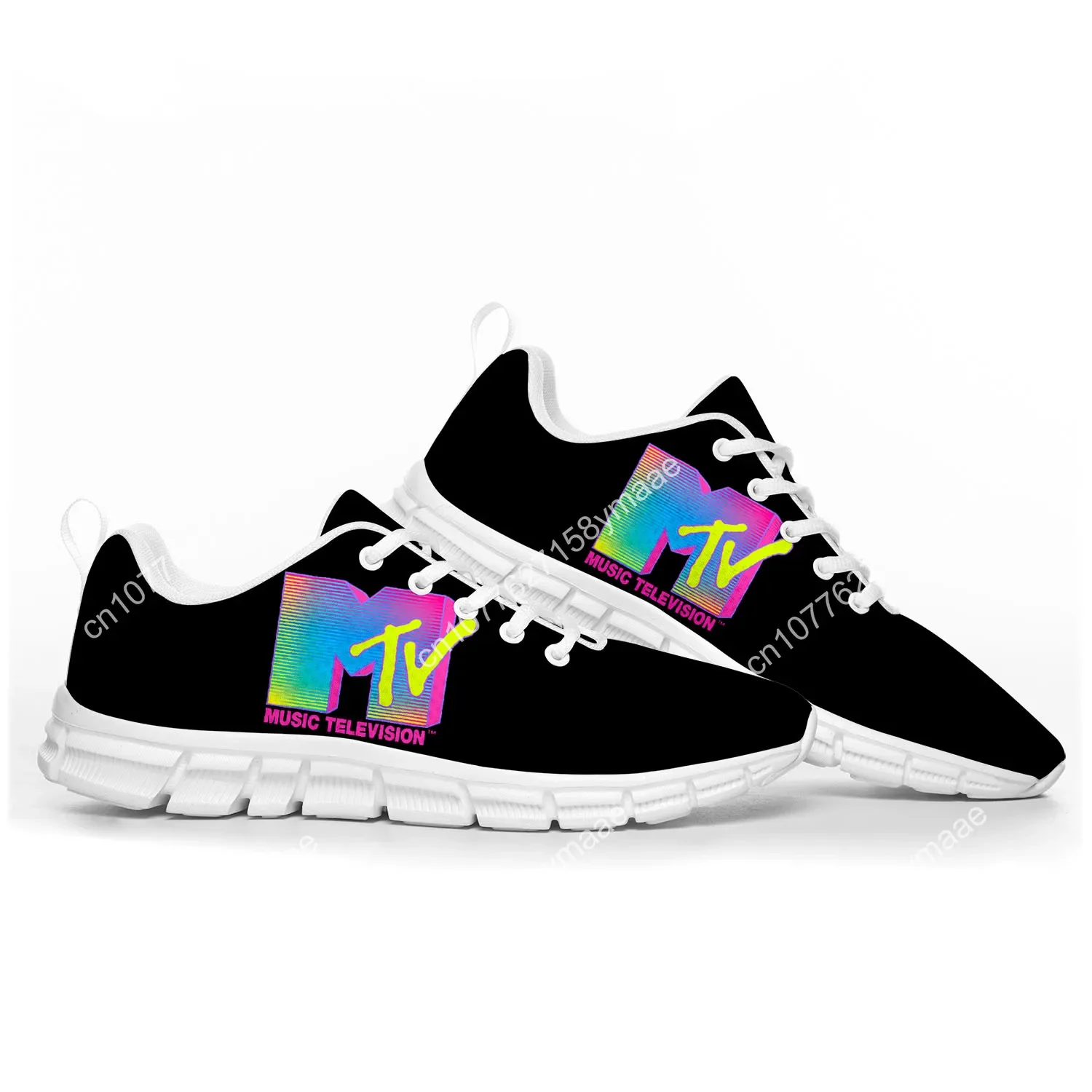 Mtv Music Television Sports Shoes High Quality Mens Womens Teenager Kids Children Sneakers Sneaker Customize Couple Shoe White