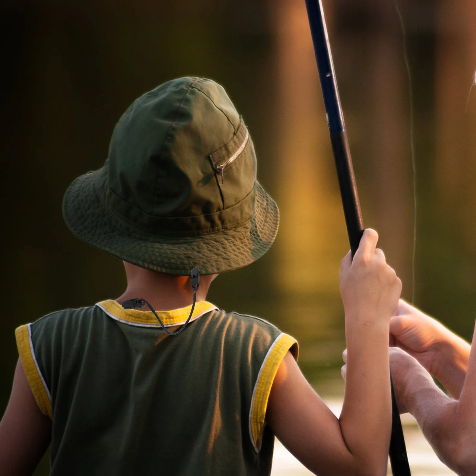 10 Uds. Clips para sombrero a prueba de viento, retenedor, correa segura para pesca, canotaje, Camping, navegación, actividades al aire libre, Clip de retención