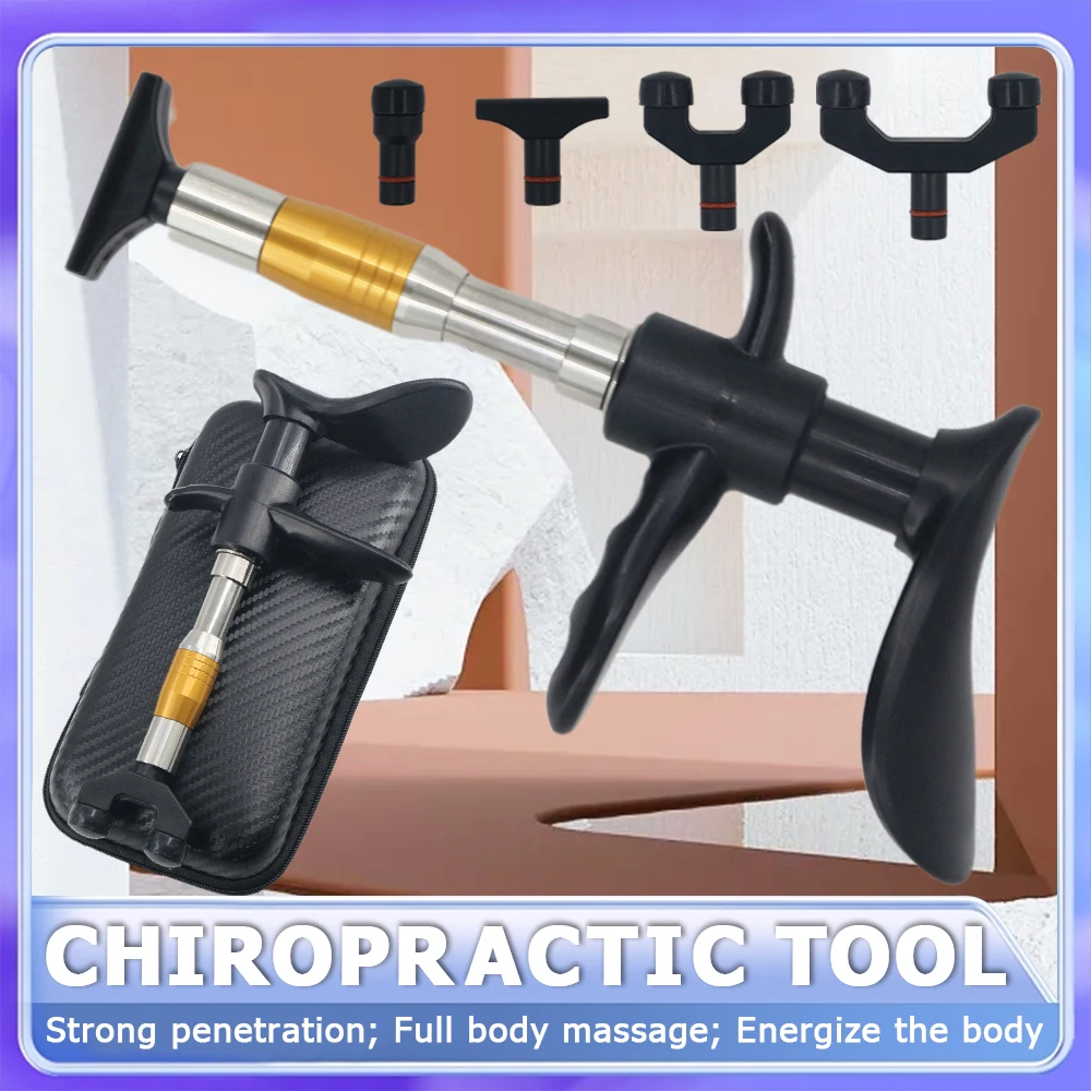 

300N Manual Chiropractic Adjusting Tools Body Relaxation Massager Relief Body Therapy Spine Correction Gun Spinal Cervical Tool