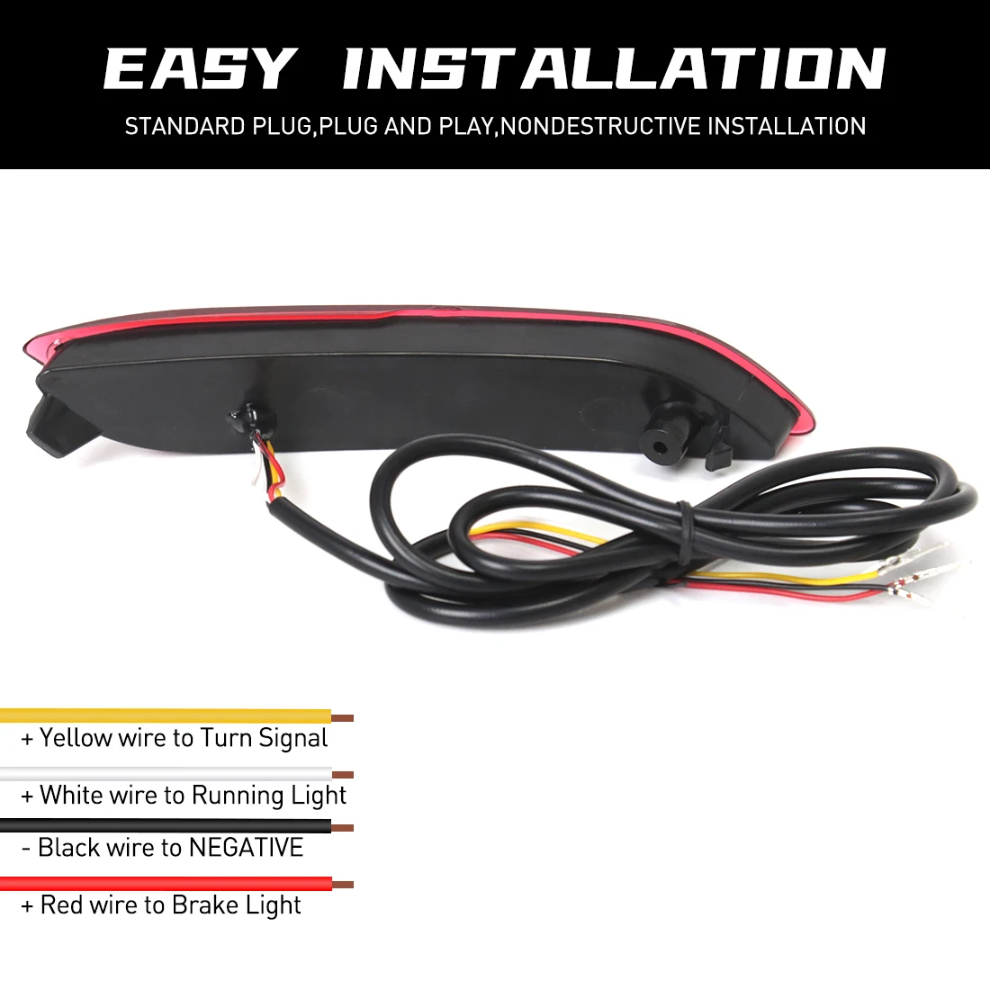 GEFENSI LED الوفير عاكس أضواء لتويوتا كامري 2018 2019 2020 2021 2022 2023 2025 الديناميكي بدوره إشارة الخلفية الضباب الذيل الفرامل