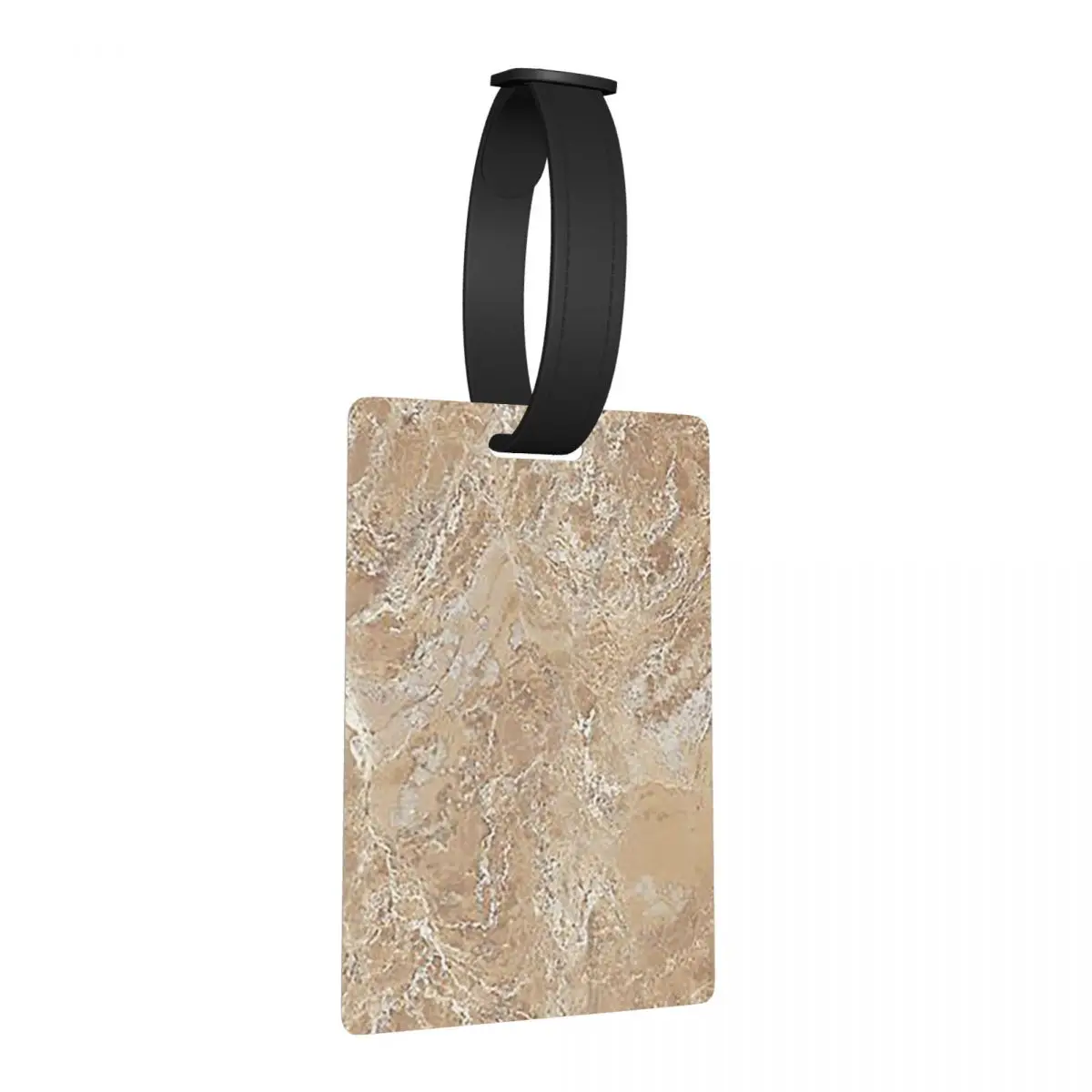 

Современный кремовый бежевый песчаник, гранит, мрамор, багажные бирки, чемодан, милый багаж, посадочная бирка, держатель этикетки, идентификационное имя, адрес