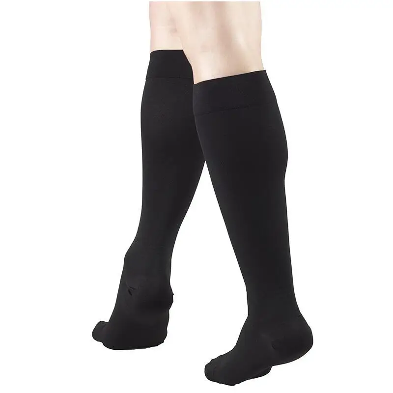 1 Pair Closed Toe Knee High Compression Socks 23-32mmHg for Women and Men Calf Support Socks Graduated Compression