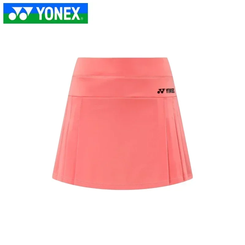 YONEX  Women's Badminton Pants Skirt Breathable Fast Drying White Running Skirt Tennis Casual Sports Shorts Yoga Skirt Pants