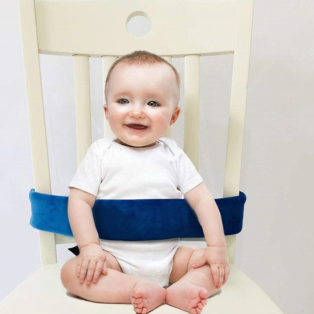 

1pcs Baby Dining Belt High Chair Strap Portable Adjustable Toddler Harness Safe Reusable Travel Seats