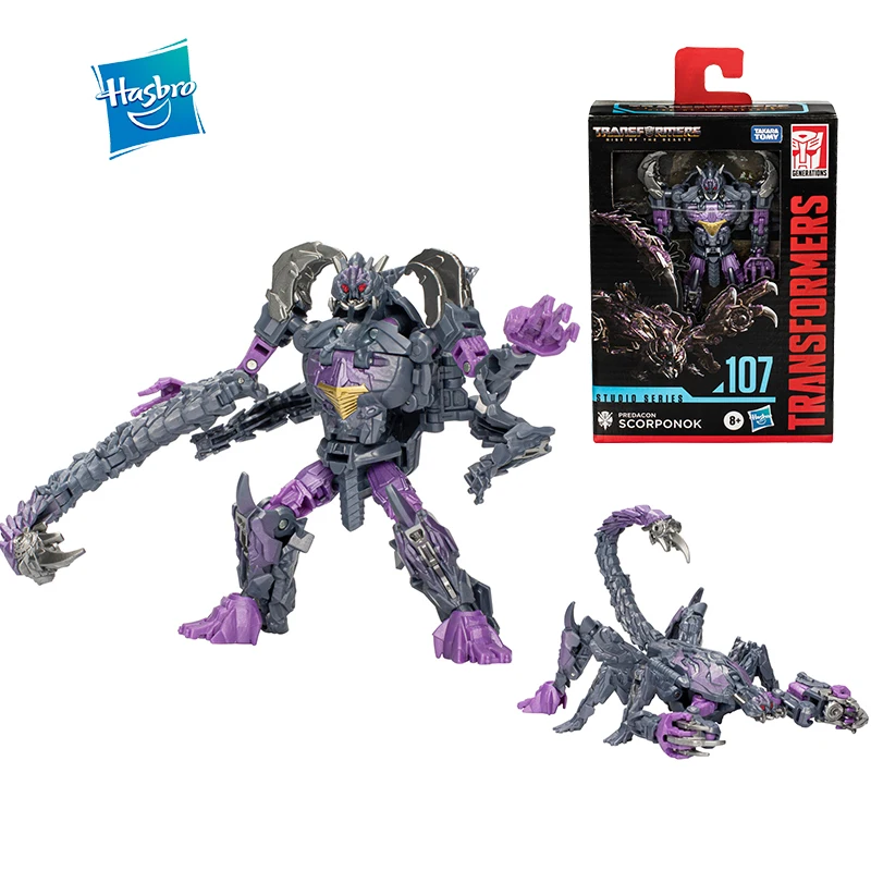 

Hasbro In Stock 14cm Original Action Figure Transformers Rise of the Beasts Deluxe SS107 Scorponok Model Toy Hobby Gifts