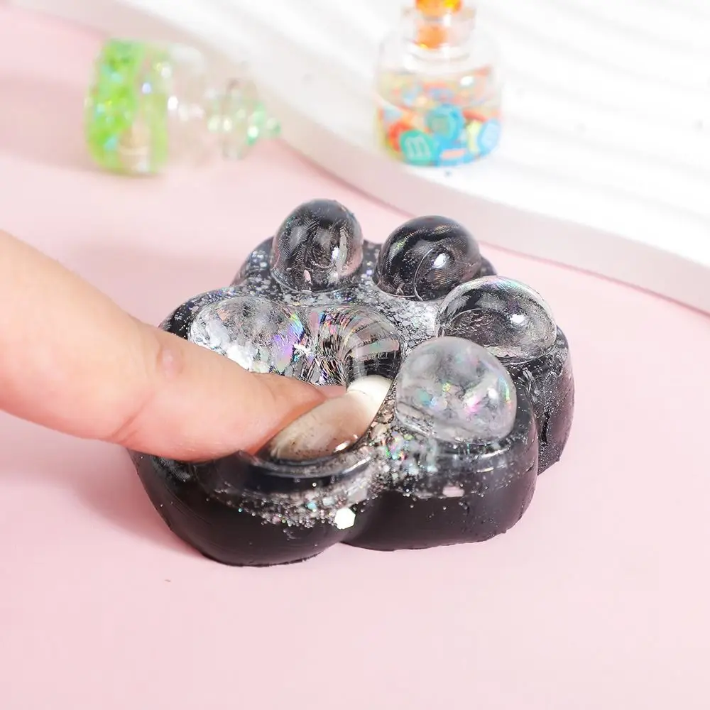 

Супербольшая игрушка-антистресс в виде кошачьей лапы, силиконовая игрушка-фиджет в виде кошачьей лапы, ручная работа, мультяшная кошачья лапка, игрушка для сжатия, для розыгрышей