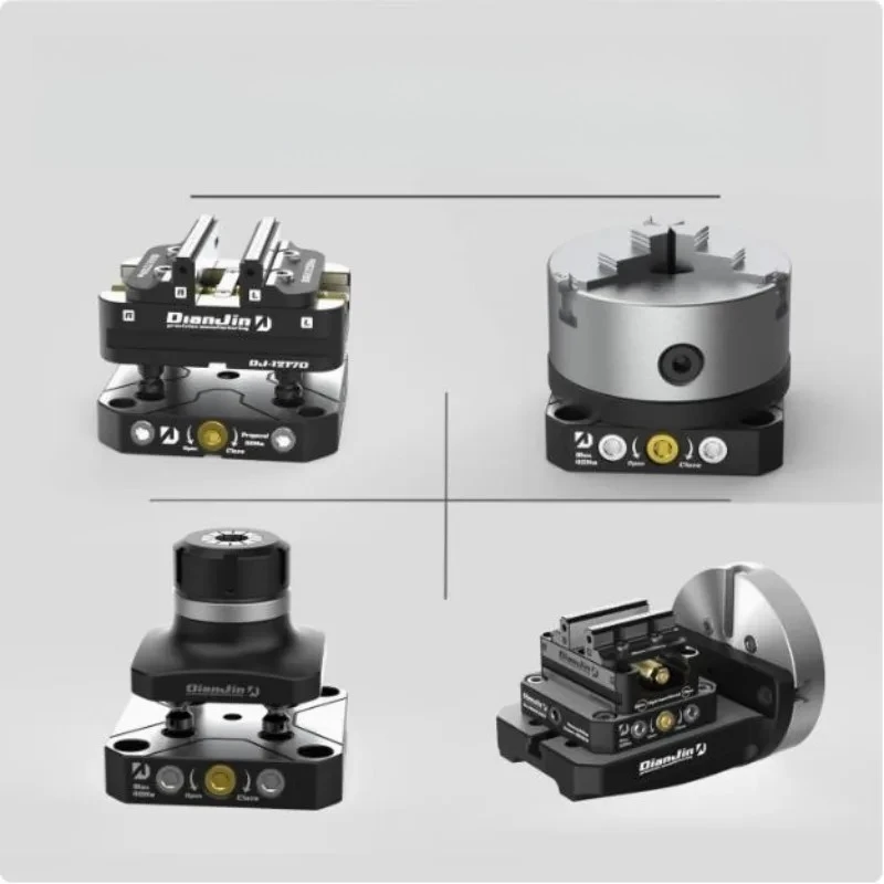 Suitable for Four or Five Axis Zero Point Quick Change Plate Fixture  a Self Centering Vise Three Jaw Chuck Holder