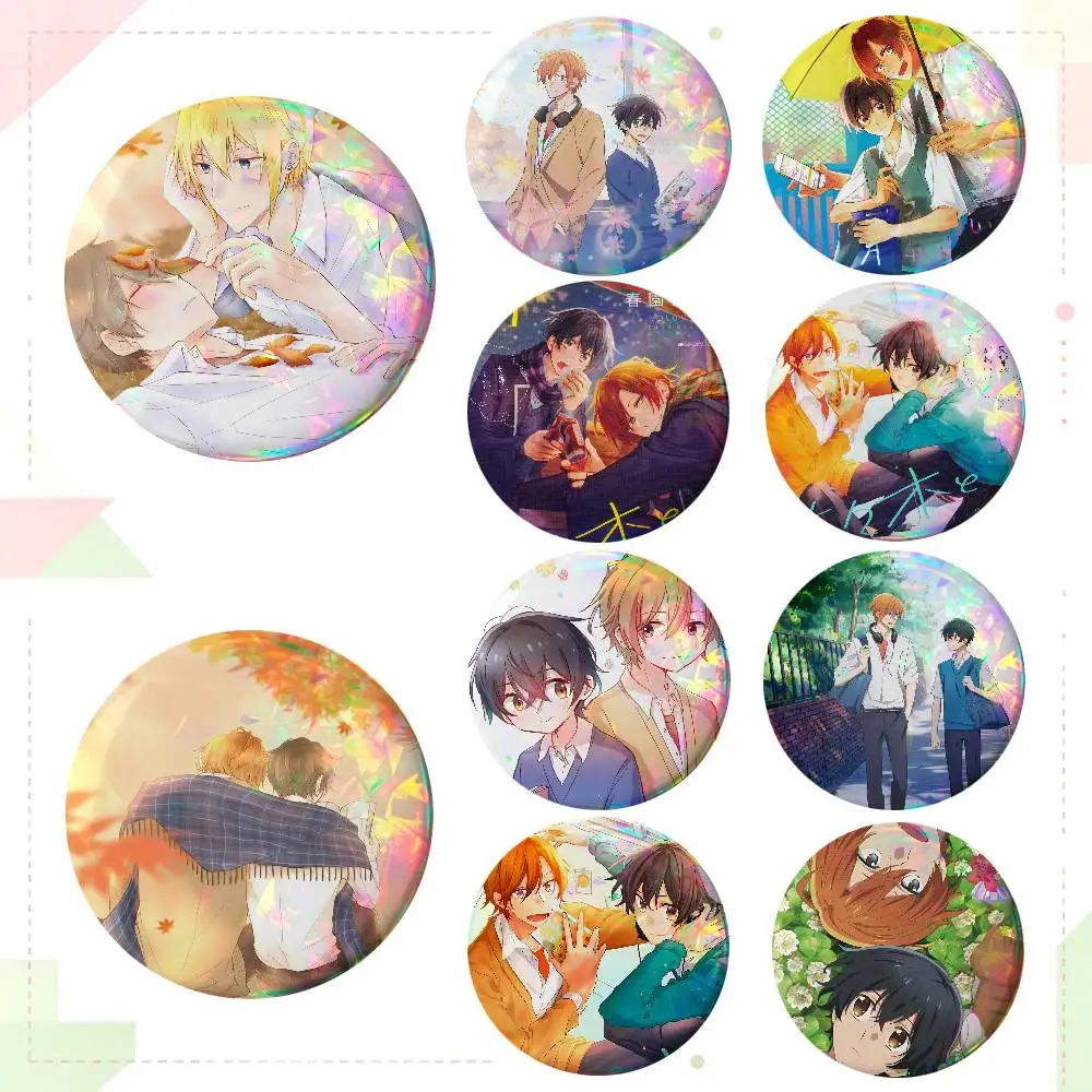 Anime Sasaki And Miyano Round Badges Can Be Used To Decorate Clothes And Backpack Pins