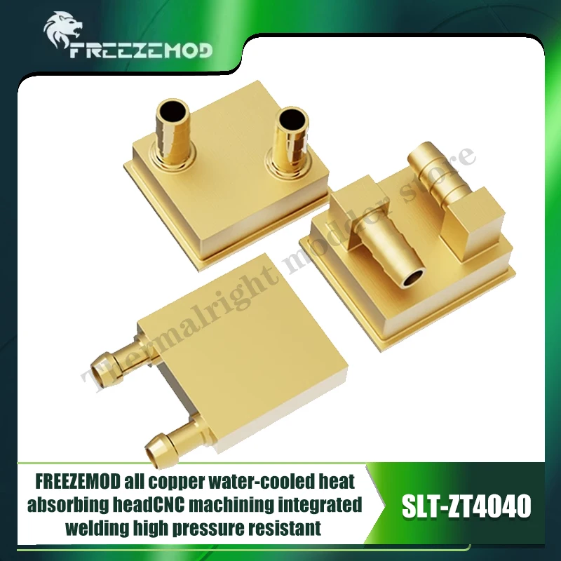 

FREEZEMOD Fll Медный водяной блок 40x40, термопоглощающая обработка с ЧПУ, сварка AIO, устойчивая к высоким давлением SLT-ZT4040