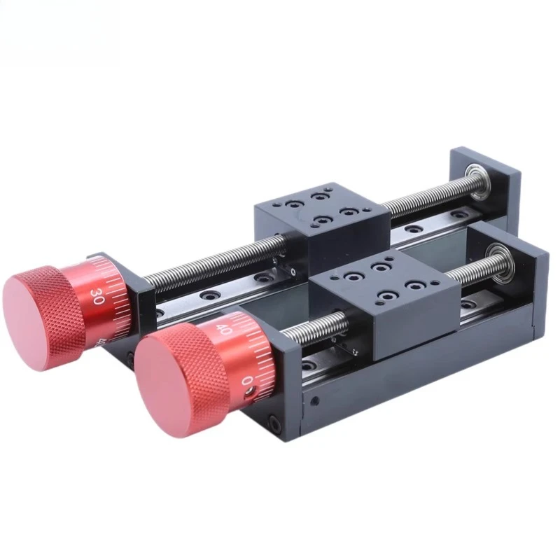 

Hand crank miniature 28 stepper motor linear slide table module trapezoidal screw electric slide rail table guide rail lifting