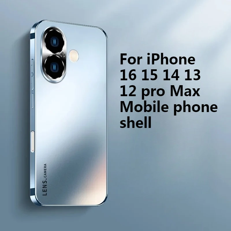 

For Apple 16 15 14 13 12 Pro Max New Case Protective Cover with Electroplated Lens Fall Prevention Shockproof Design Full Body