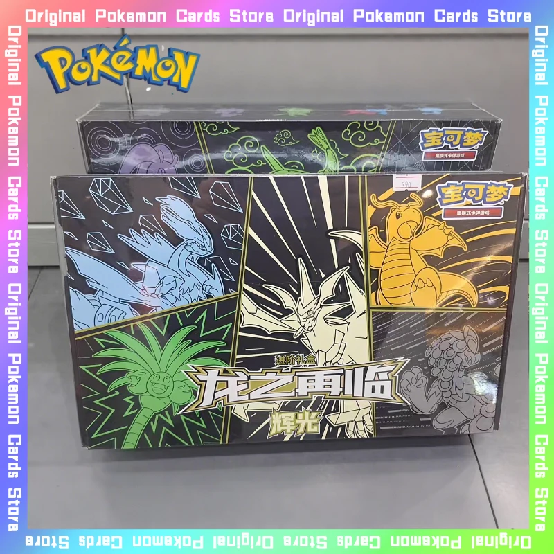 

100%Original Pokemon PTCG The Return of The Dragon Goodra Glow Trading Advanced Gift Box Simplified Chinese Collectible Card Toy