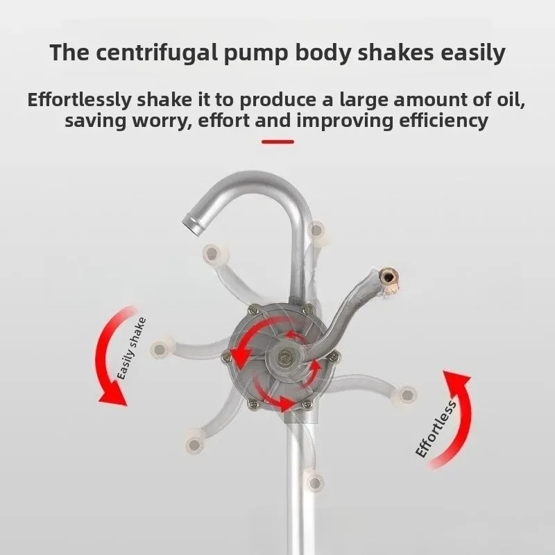 

2025Stainless Steel Hand Crank Aluminum Alloy Oil Pump Copper Explosion-proof Portable Centrifugal Pump Body Large Suction