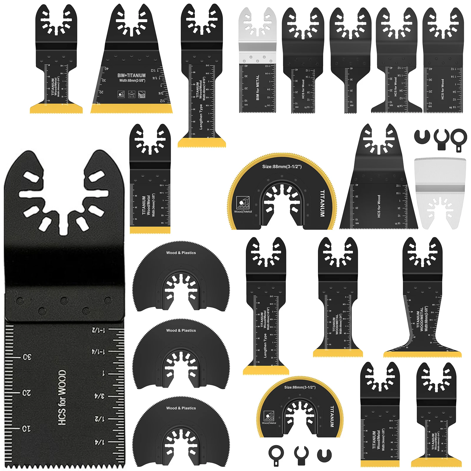 Multi Tool Blades Oscillating Saw Blade Multi-Function Saw Saw Blade Renovator Multi Cutter Blade For Wood Metal Plastic Cutting