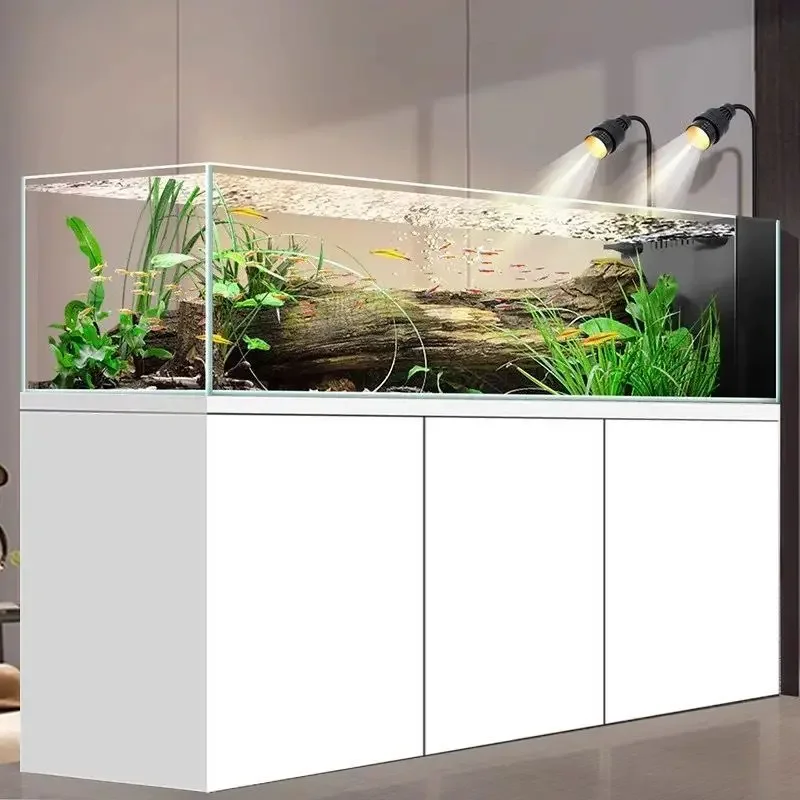

FG11Household bottom filter stream tank Industrial wind native landscaping Medium and large side overflow South American tank