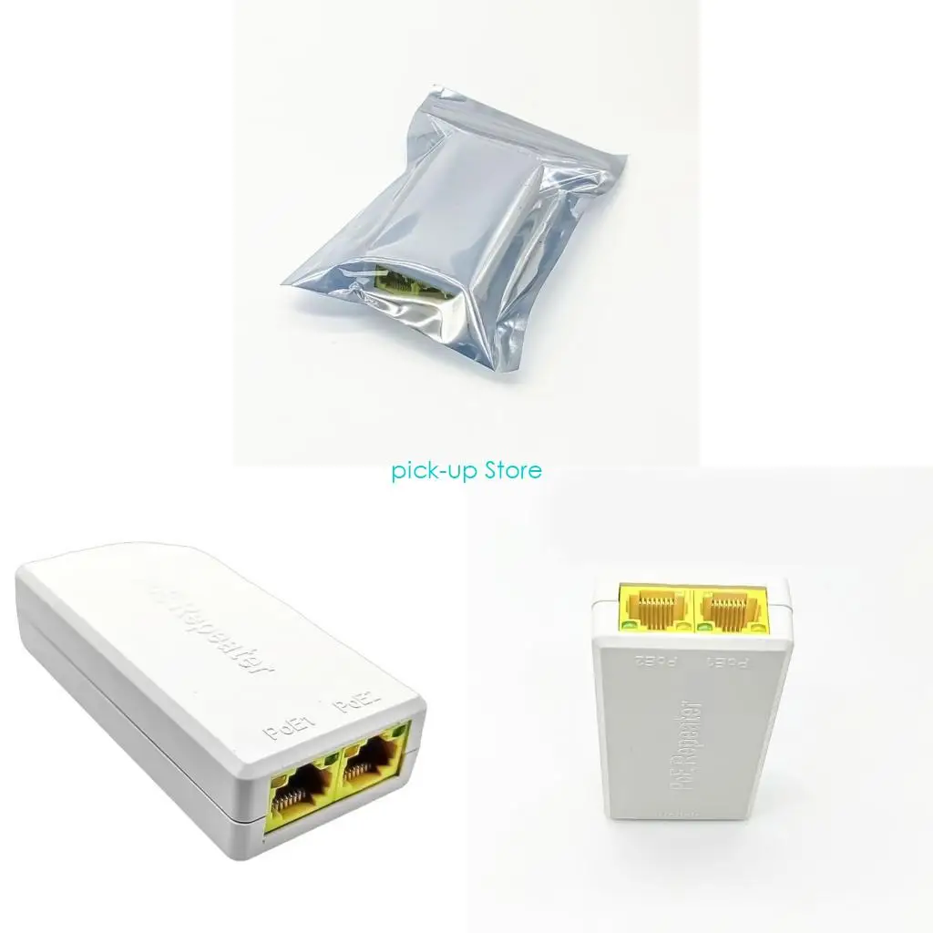 

Q5WA Two Port PoE Extender Splitter 100M Ranges Fast Speed Networking Relays for Office