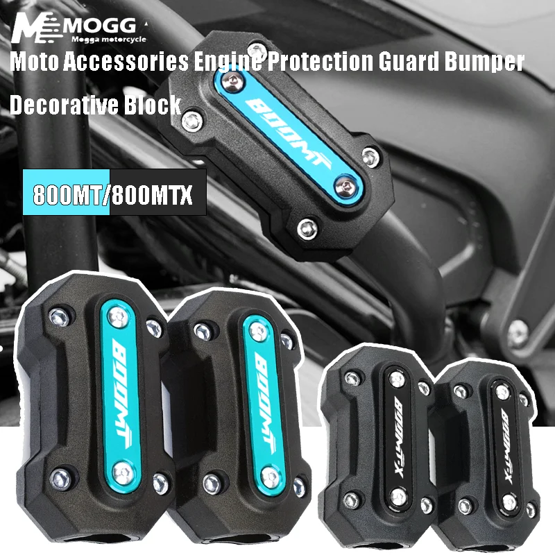 

Fit For CFMOTO 800MT-X 800MTX 800 MT MTX 800MT 2024 2025 Motorcycle Accessories Engine Protection Guard Bumper Decorative Block
