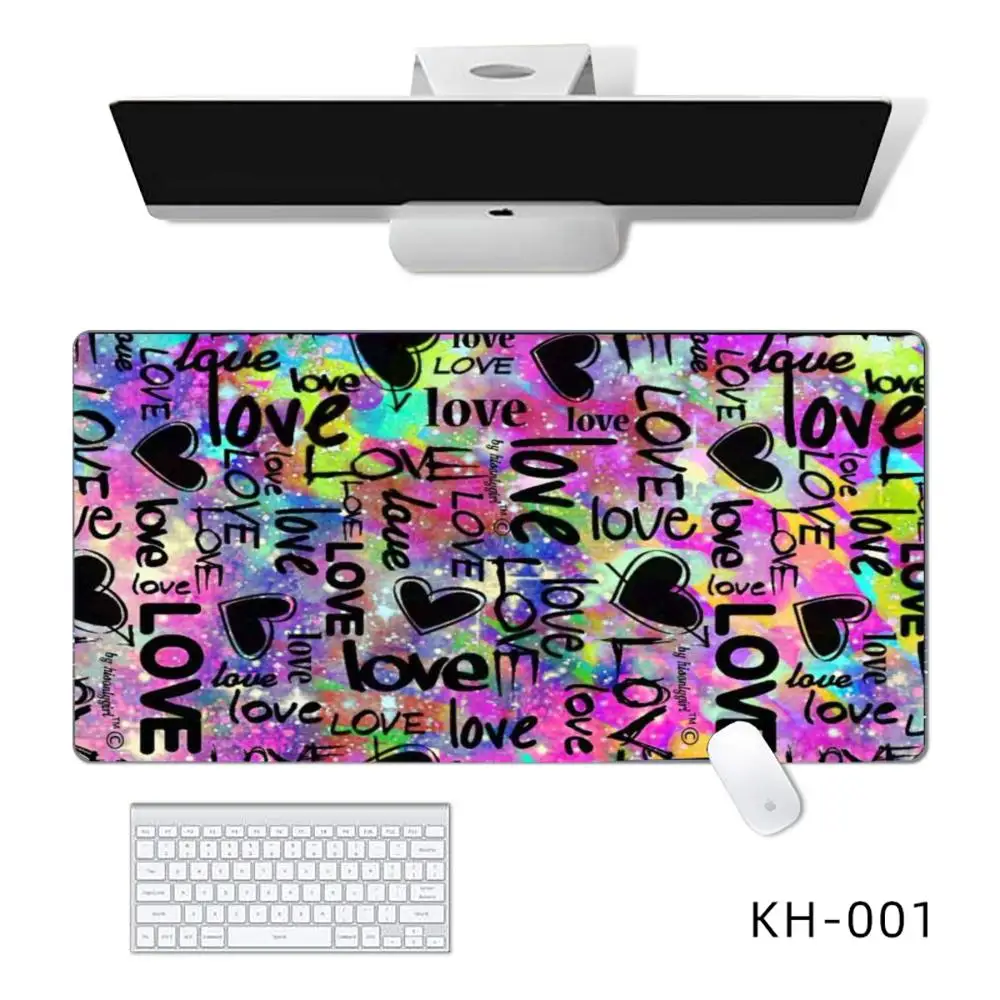 90*40 XXL Mouse Pad Mouse Pads For Desk, Gaming Mouse Pad,  with Stitched Edges and Non-Slip Rubber Base