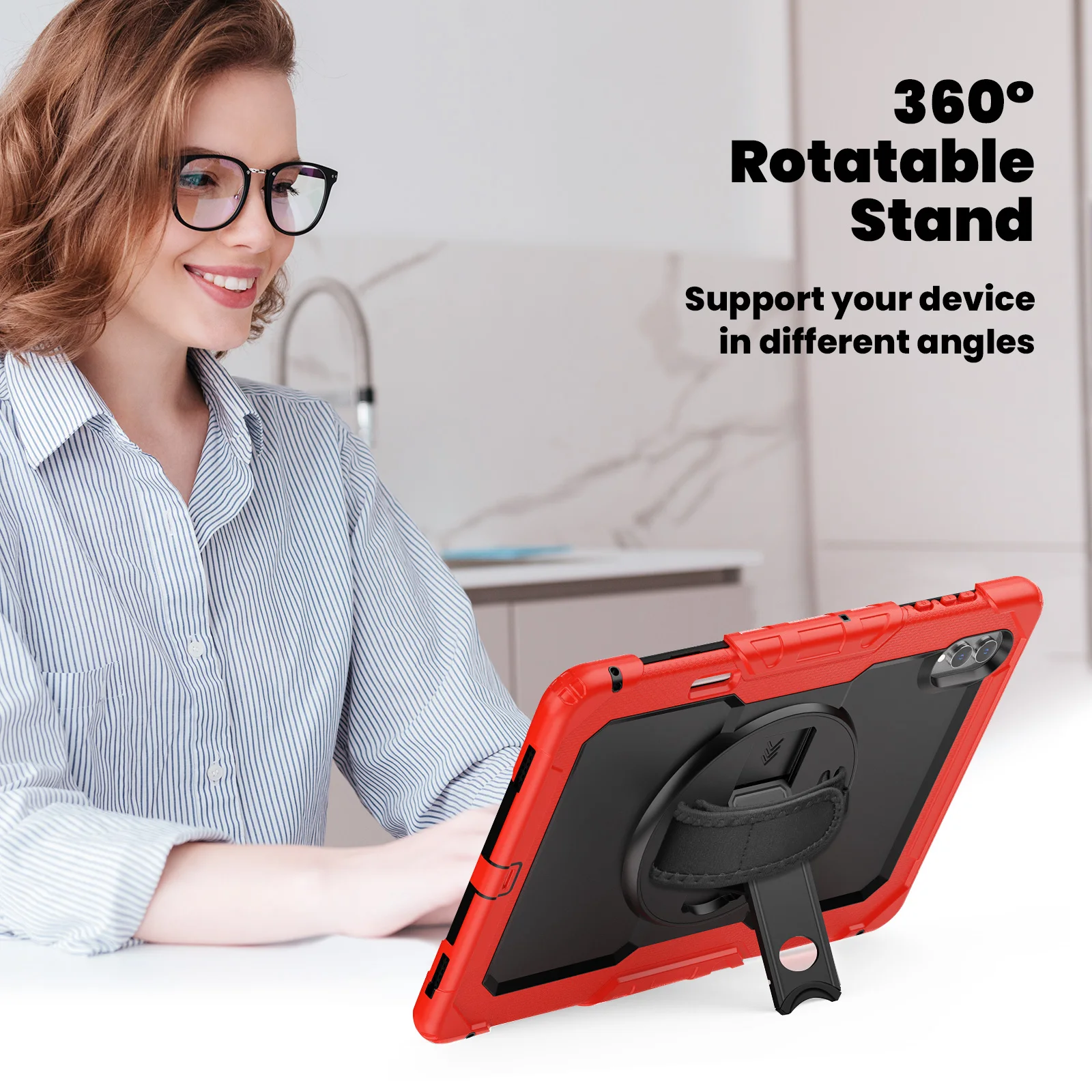 Stand Case Universal For Samsung Tab S12 S11 Ultra 2025 14.6inch SM-X940 X946 X930 X936 360 Rotating Cover With Screen Protector