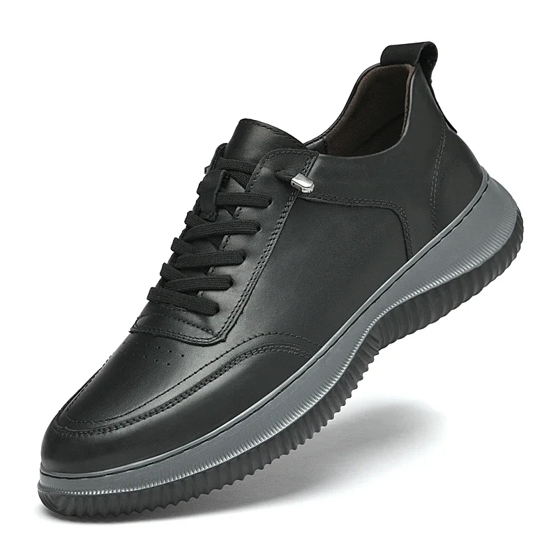 

New Durable Men's Sports Shoes: High-quality Casual Business Leather Shoes with A Top Layer of Cowhide and A Pigskin Lining