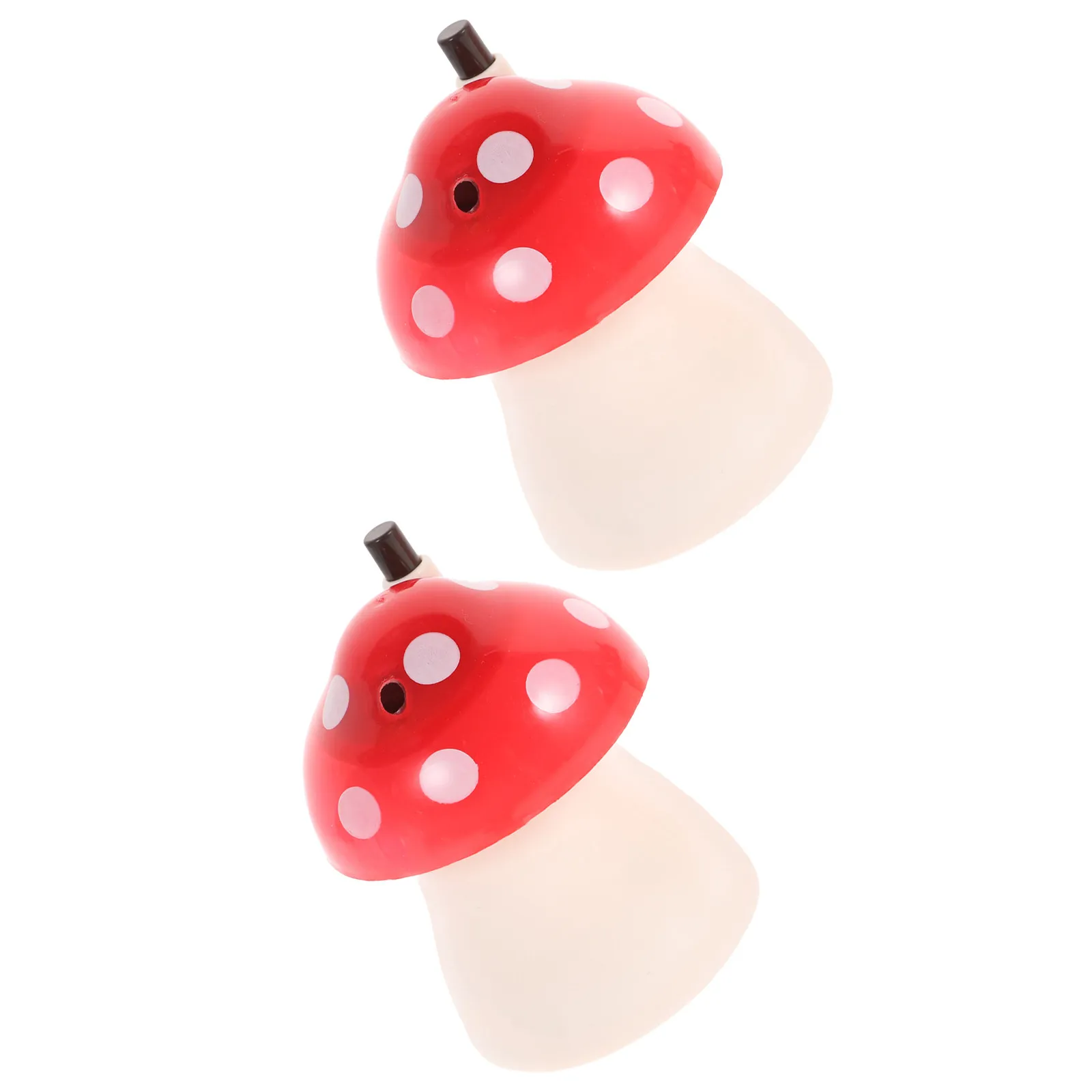 2Pcs Mushroom Toothpick Dispenser Automatic Pop Up Push Button Decorative Kitchen Restaurant Travel Toothpick Holder Container