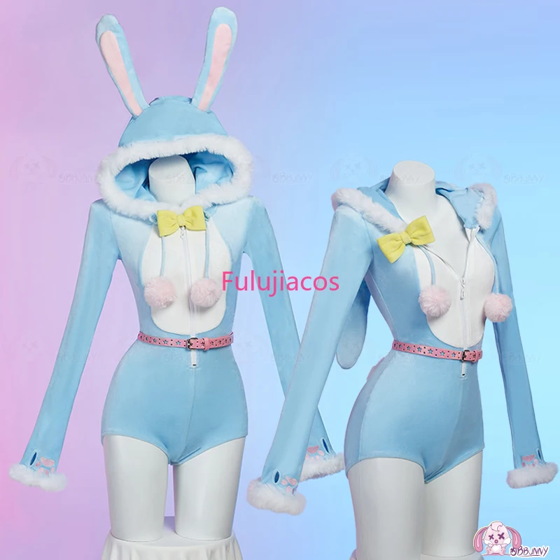 

Easter plush rabbit home jumpsuit cosplay costume anime cartoon cosplay costume pajamas