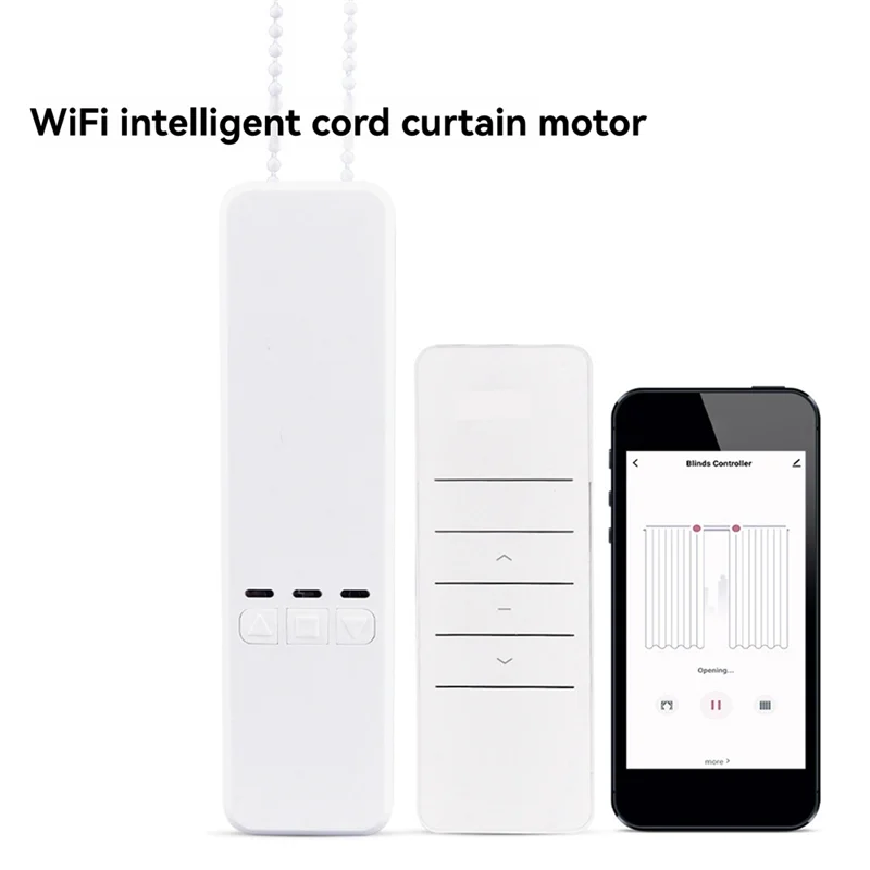 Excelente Motor inteligente Tuya Wifi para persianas enrollables, unidad de persiana de cadena eléctrica, Kit remoto RF, aplicación inteligente a través de Alexa/Google US
