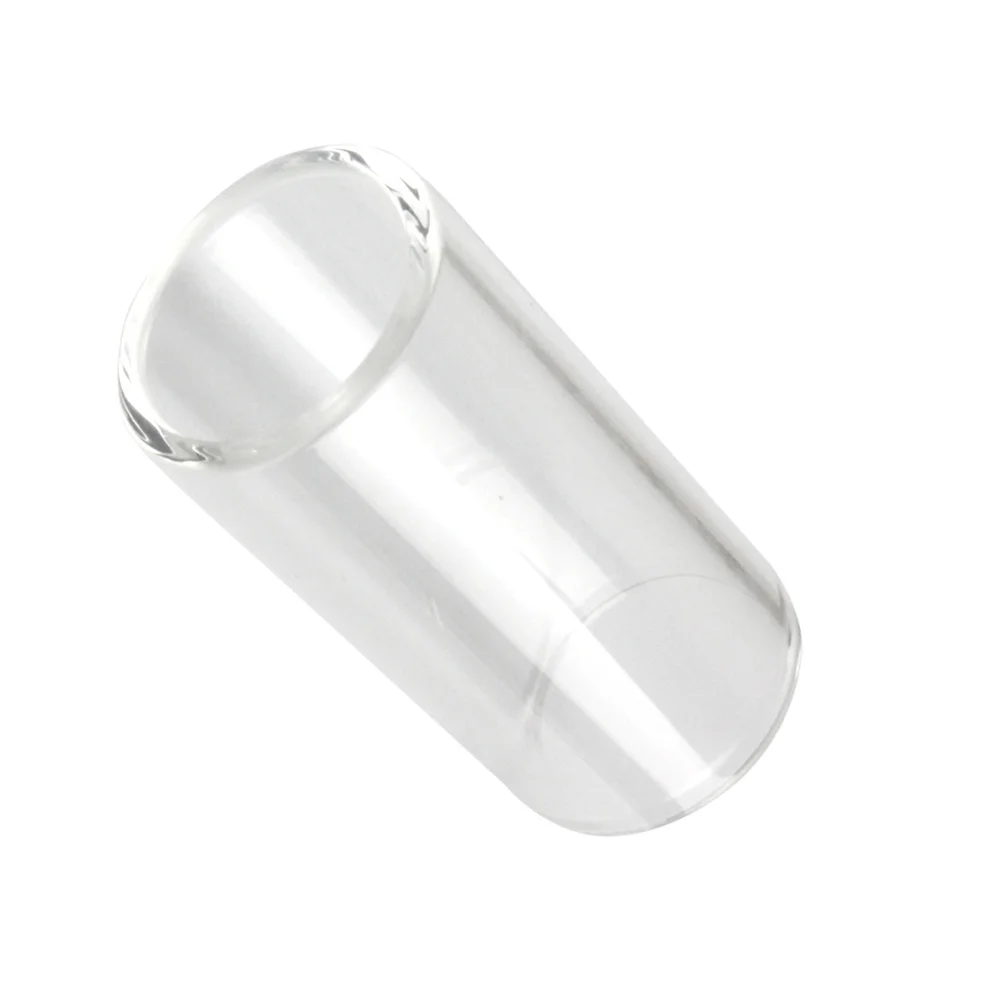 

51Mm Glass Guitar Slide Finger Bar 29Mm Ring Size Soft Harmonics Sound for Acoustic Electric Strings Instrument R29 White