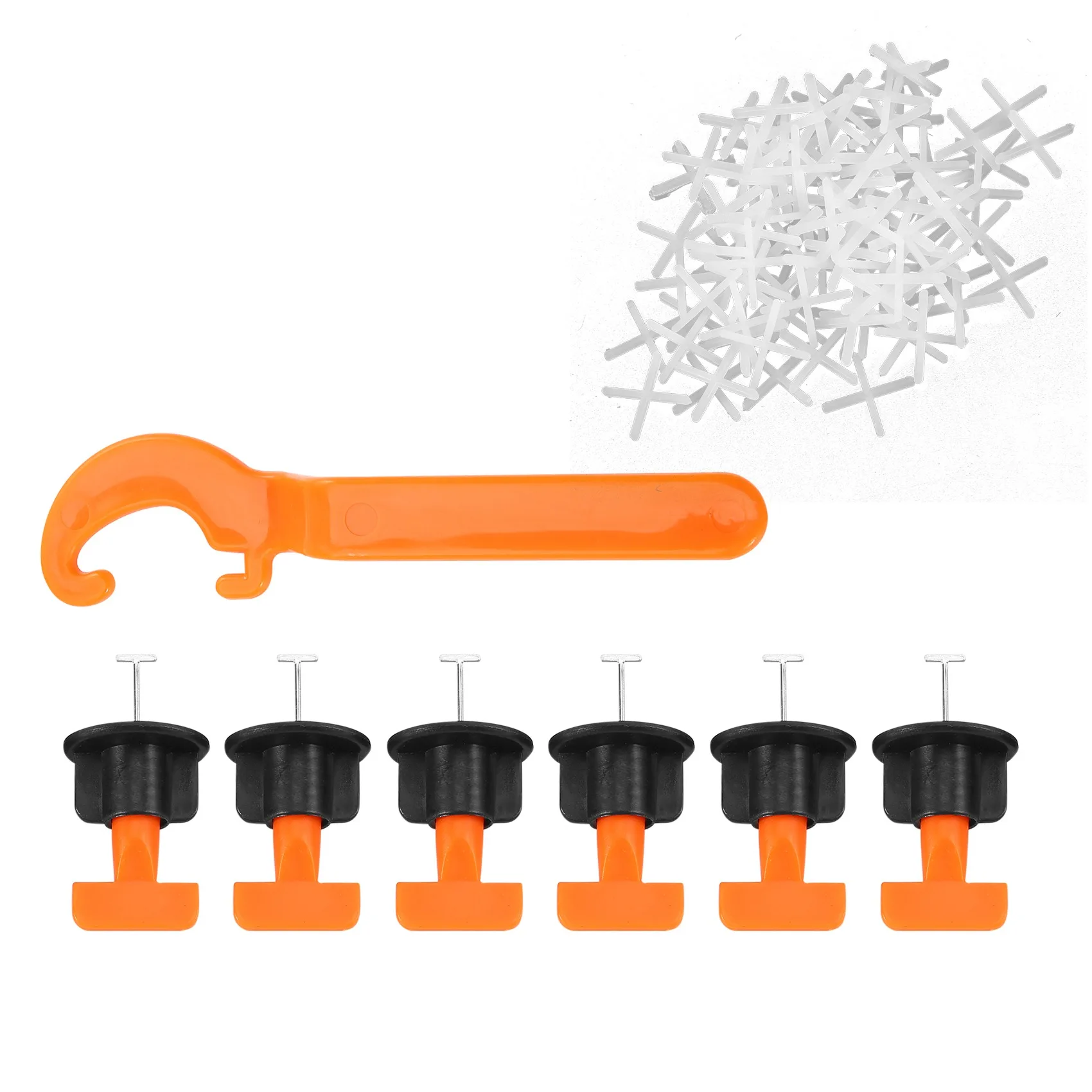 SYW-151 Pcs Flat  Level Wedges Tile Spacers Reusable Flooring Wall Tile Leveling System Leveler Locator Spacers Plier