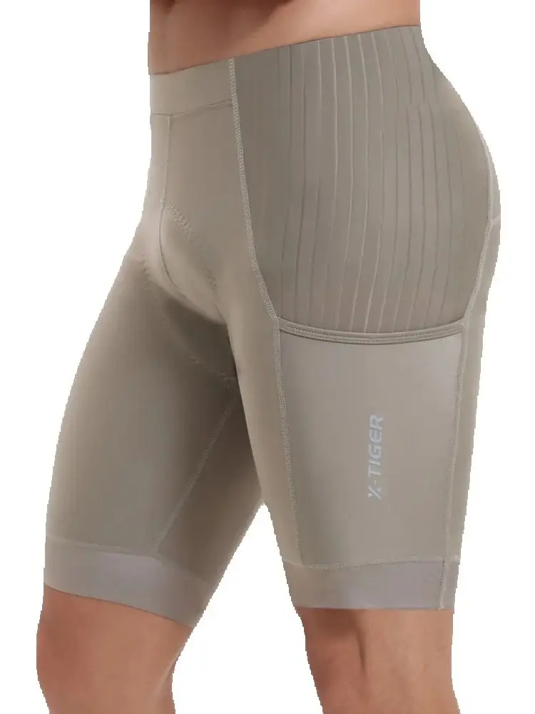 AliExpress X-TIGER Men's Cycling Shorts Breathable Shock Absorption Sponge Pad Road Bike Shorts Summer Long Distance Riding Shorts Slim Fit